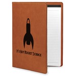 Rocket Science Leatherette Portfolio with Notepad (Personalized)