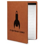 Rocket Science Leatherette Portfolio with Notepad - Small - Single Sided (Personalized)