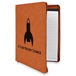 Rocket Science Leatherette Zipper Portfolio with Notepad (Personalized)