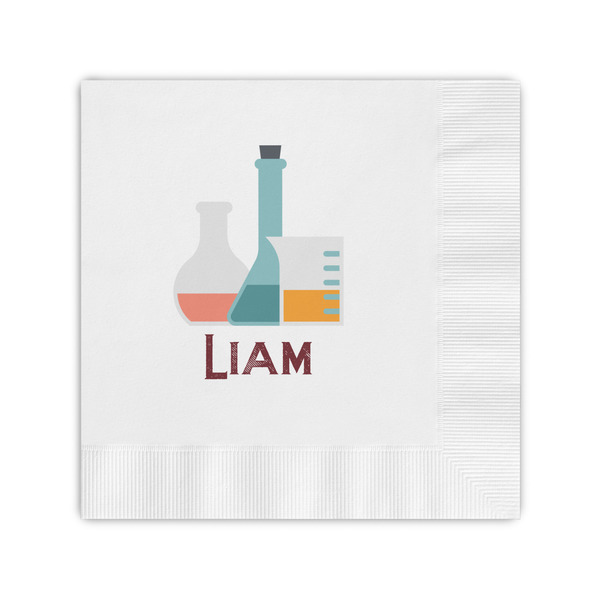 Custom Rocket Science Coined Cocktail Napkins (Personalized)