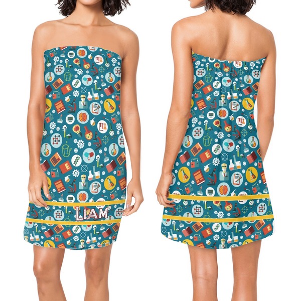 Rocket Science Custom Bath Wrap - Front & Back View