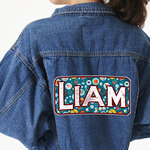 Rocket Science Twill Iron On Patch - Custom Shape - 3XL (Personalized)