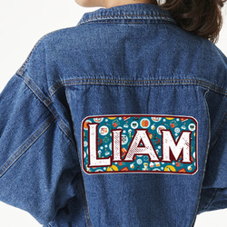 Rocket Science Twill Iron On Patch - Custom Shape - 3XL (Personalized)