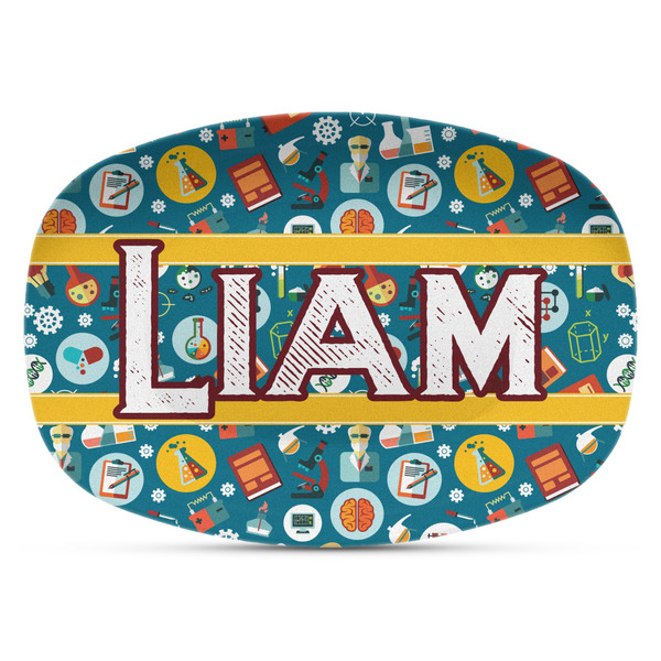 Custom Rocket Science Plastic Platter - Microwave & Oven Safe Composite Polymer (Personalized)