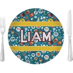 Rocket Science Glass Lunch / Dinner Plate 10" (Personalized)