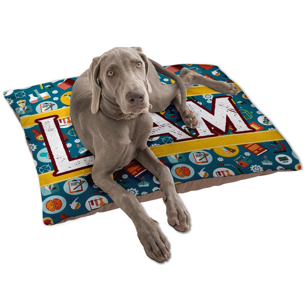 Custom Rocket Science Dog Bed - Large w/ Name or Text