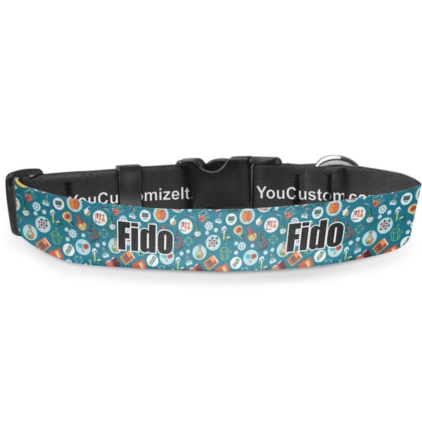 Custom Rocket Science Deluxe Dog Collar - Extra Large (16" to 27") (Personalized)