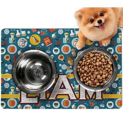 Rocket Science Dog Food Mat - Small w/ Name or Text