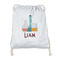 Rocket Science Drawstring Backpack - Sweatshirt Fleece - Double Sided (Personalized)