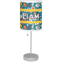 Rocket Science 7" Drum Lamp with Shade Polyester (Personalized)