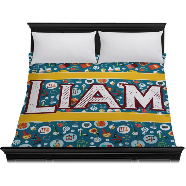 Rocket Science Duvet Cover - King - On Bed - No Prop