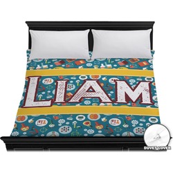 Rocket Science Duvet Cover - King (Personalized)