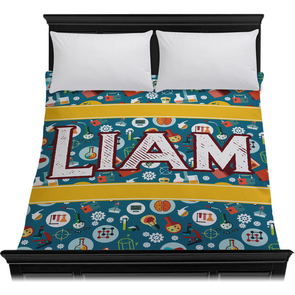 Rocket Science Duvet Cover - Queen - On Bed - No Prop