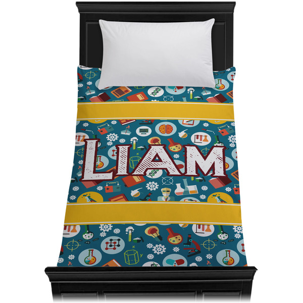 Rocket Science Duvet Cover - Twin XL - On Bed - No Prop