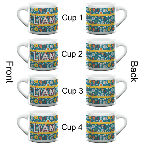 Rocket Science Espresso Cup - 6oz (Double Shot Set of 4) APPROVAL