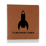 Rocket Science Leather Binder - 1" - Rawhide (Personalized)