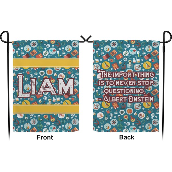 Rocket Science Garden Flag - Double Sided Front and Back