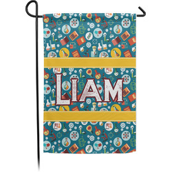 Rocket Science Small Garden Flag - Single Sided w/ Name or Text