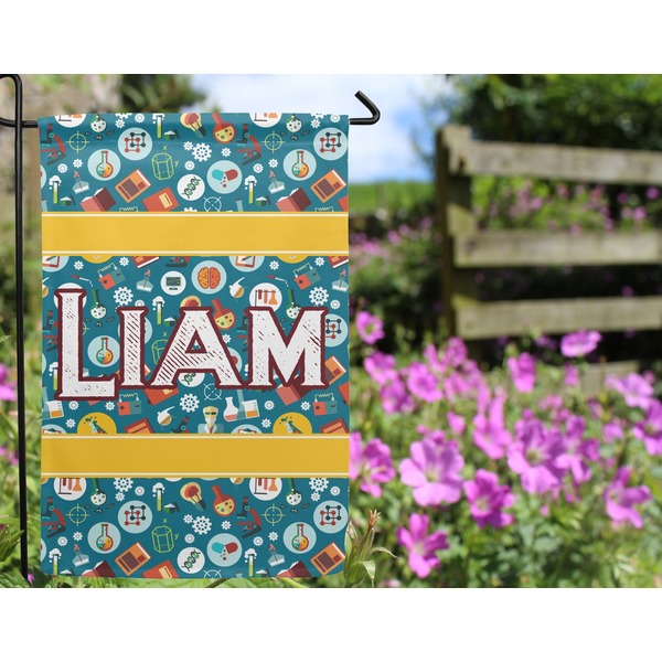 Rocket Science Garden Flag - Outside In Flowers