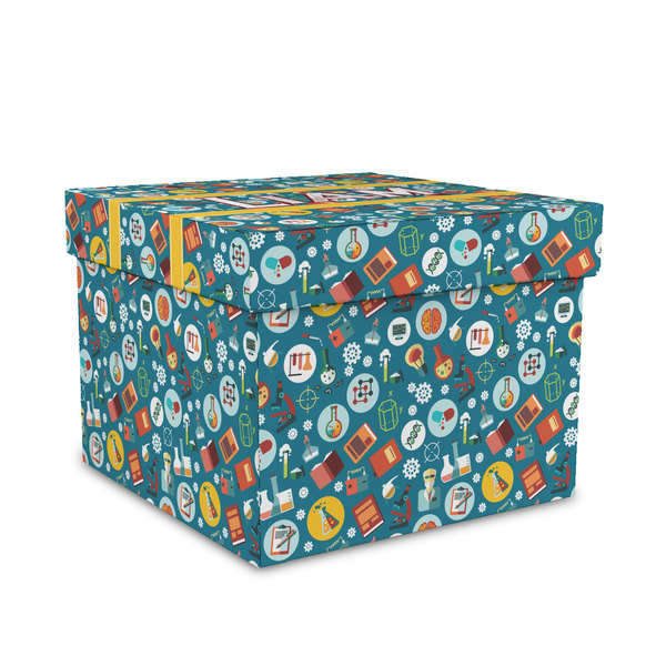 Custom Rocket Science Gift Box with Lid - Canvas Wrapped - Medium (Personalized)