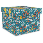 Rocket Science Gift Box with Lid - Canvas Wrapped - X-Large (Personalized)