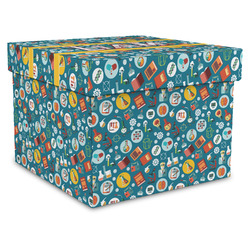 Rocket Science Gift Box with Lid - Canvas Wrapped - X-Large (Personalized)