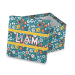 Rocket Science Gift Box with Lid - Canvas Wrapped (Personalized)