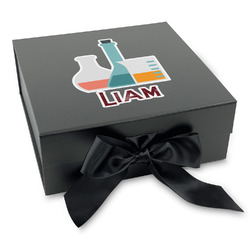 Rocket Science Gift Box with Magnetic Lid - Black (Personalized)
