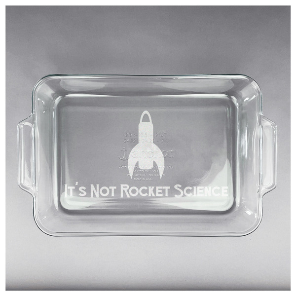 Rocket Science Glass Baking Dish - APPROVAL (13x9)