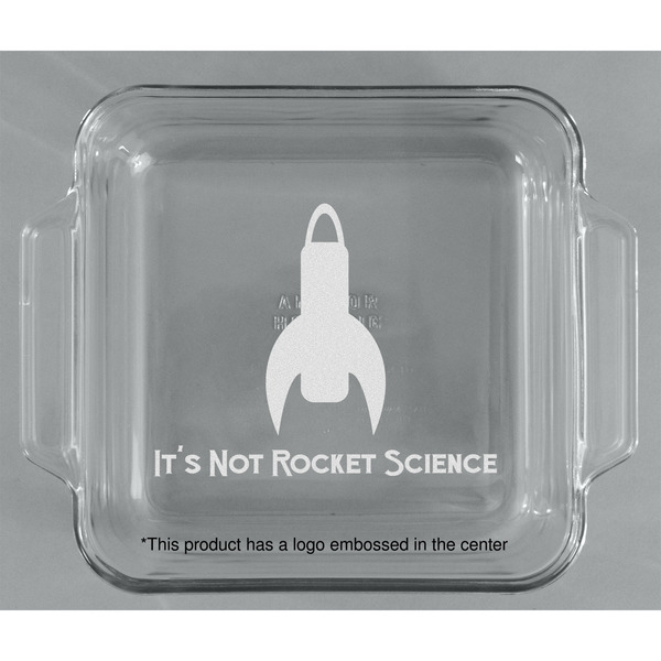 Rocket Science Glass Cake Dish - APPROVAL (8x8)