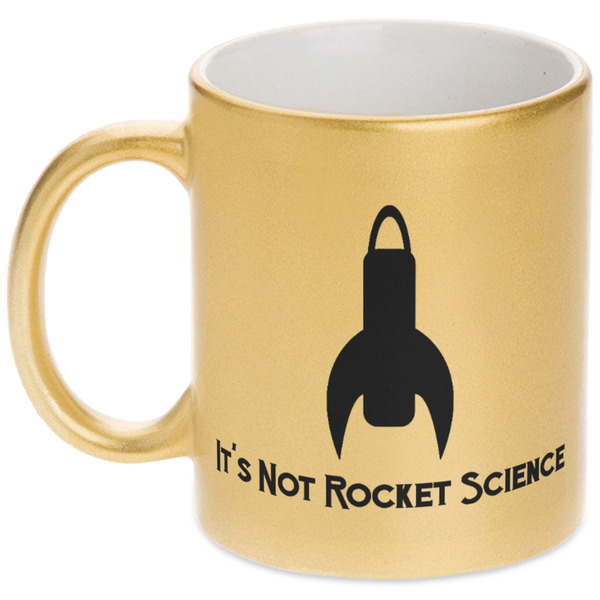 Custom Rocket Science Metallic Mug (Personalized)