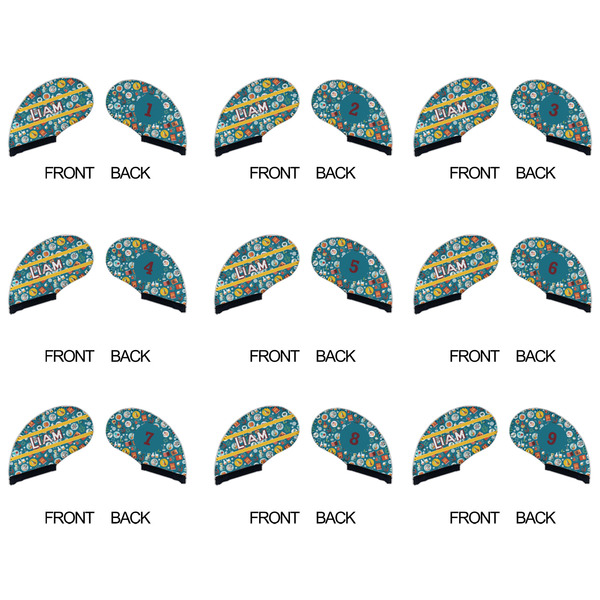 Rocket Science Golf Club Covers - APPROVAL (set of 9)