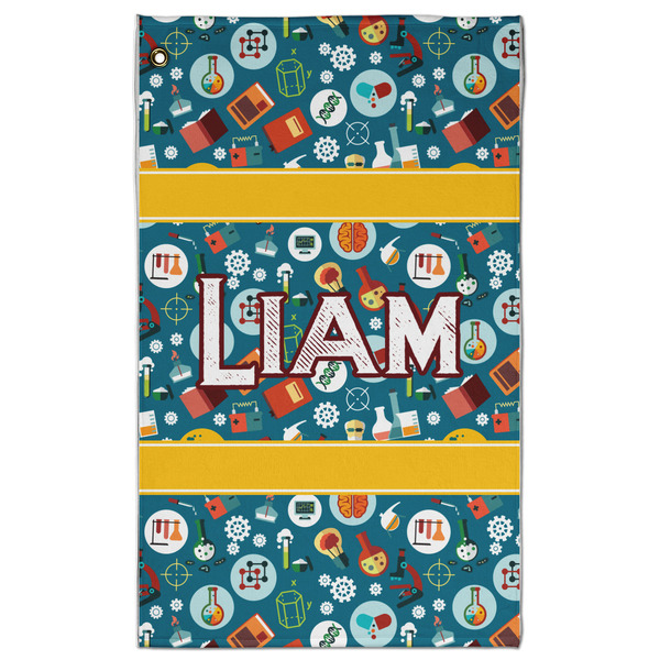 Custom Rocket Science Golf Towel - Poly-Cotton Blend - Large w/ Name or Text