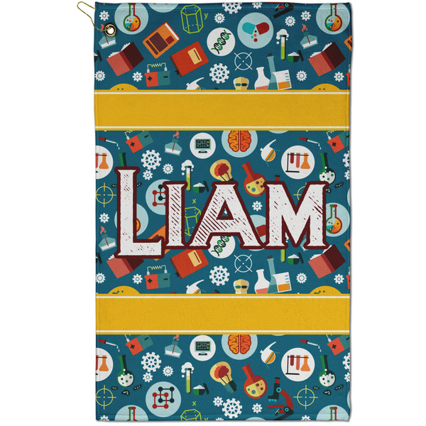 Custom Rocket Science Golf Towel - Poly-Cotton Blend - Small w/ Name or Text