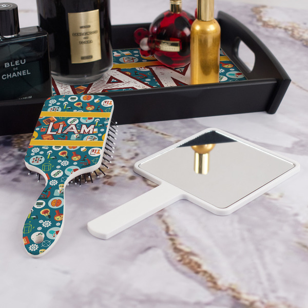 Rocket Science Hair Brush - With Hand Mirror