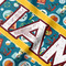 Rocket Science Hooded Baby Towel- Detail Close Up