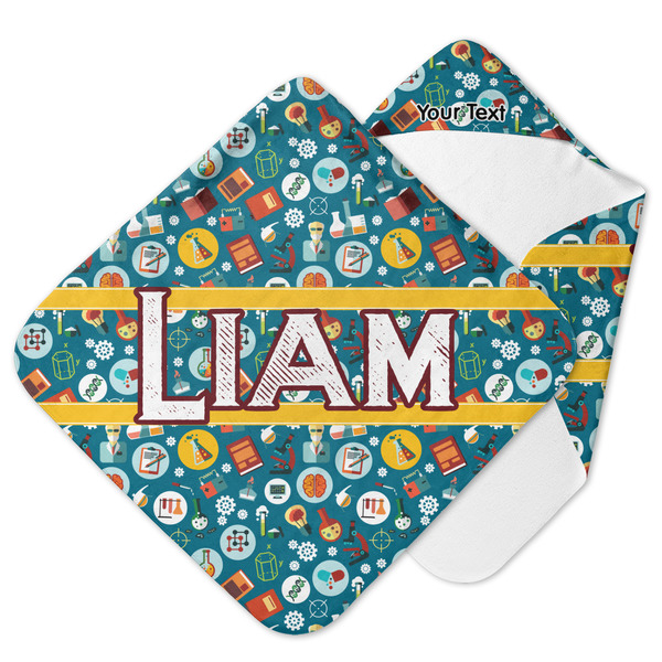 Custom Rocket Science Hooded Baby Towel (Personalized)