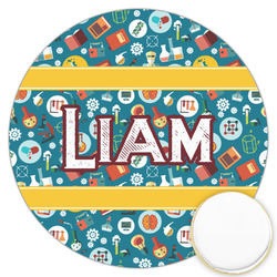 Rocket Science Printed Cookie Topper - 3.25" (Personalized)