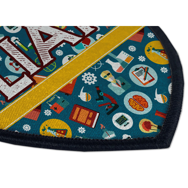 Rocket Science Iron on Shield 3 Detail