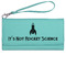 Rocket Science Ladies Leatherette Wallet - Laser Engraved- Teal (Personalized)