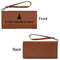 Rocket Science Ladies Wallets - Faux Leather - Rawhide - Front & Back View