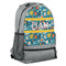 Rocket Science Large Backpack - Gray - Angled View