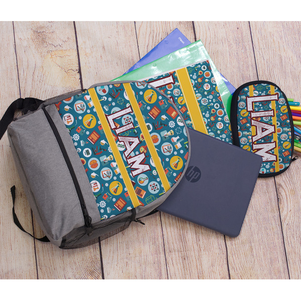 Rocket Science Large Backpack - Gray - With Stuff