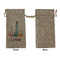Rocket Science Large Burlap Gift Bags - Front Approval