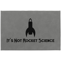 Rocket Science Large Gift Box w/ Engraved Leather Lid (Personalized)