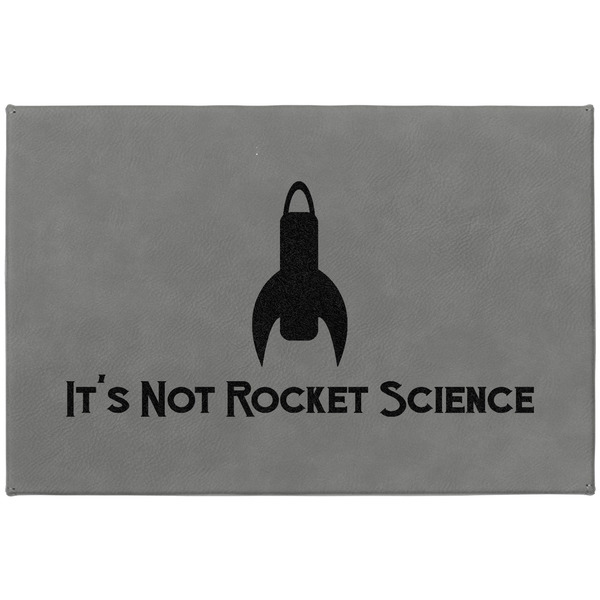 Rocket Science Large Engraved Gift Box with Leather Lid - Approval