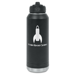 Rocket Science Water Bottle - Laser Engraved - Front (Personalized)