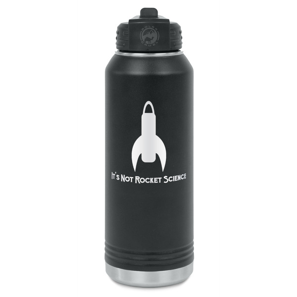 Custom Rocket Science Water Bottles - Laser Engraved - Front & Back (Personalized)