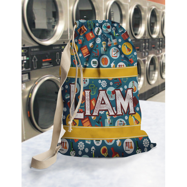 Rocket Science Laundry Bag in Laundromat