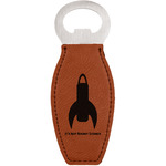 Rocket Science Leatherette Bottle Opener - Double Sided (Personalized)